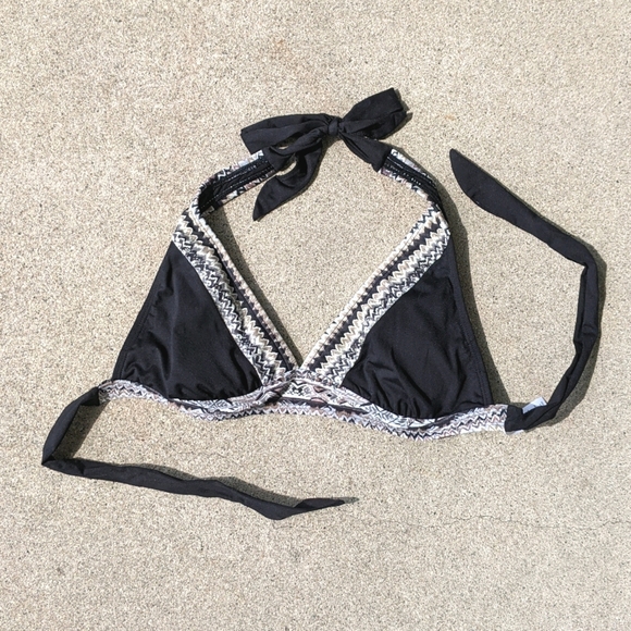 Athleta Swim Athleta Black Triangle Bikini Top Small Poshmark